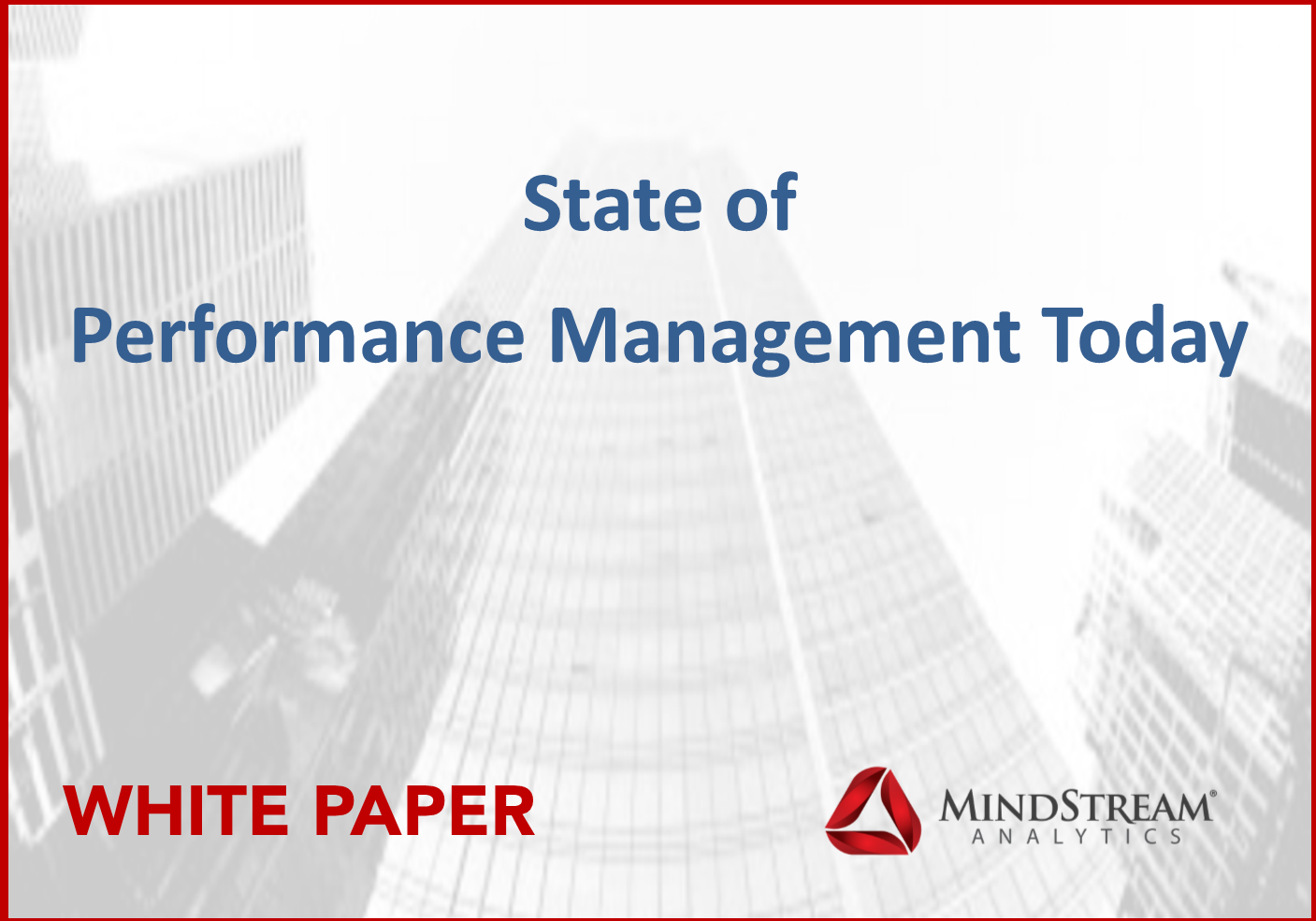 State of Performance Management Today