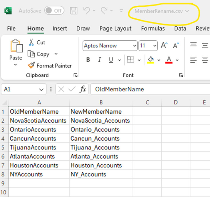 Excel Table Editor