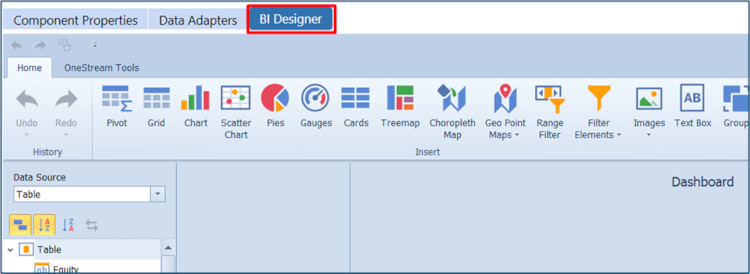 OneStream Bi Designer