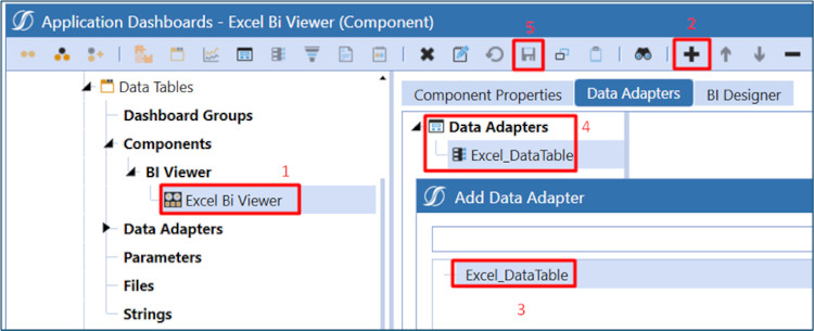 OneStream Application Dashboard Excel BI Viewer