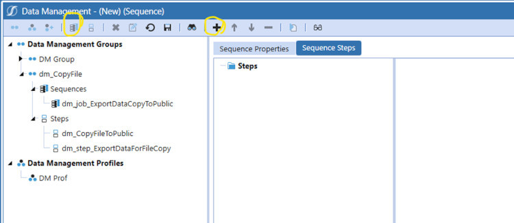 OneStream Data Management New Sequence