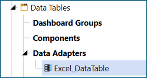 OneStream Excel Data Tables