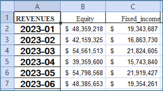 OneStream Excel File Sample