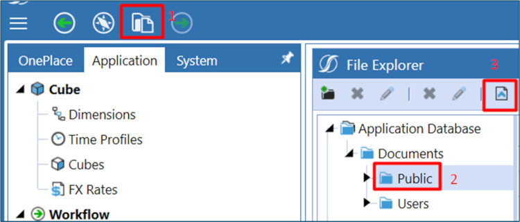 OneStream File Explorer