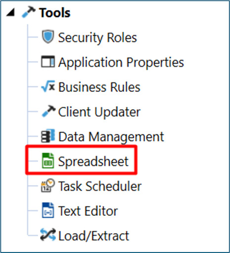 OneStream Excel Tool Spreadsheet