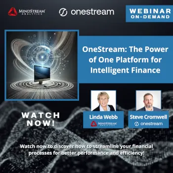 OneStream: The Power of One Platform for Intelligence Finance