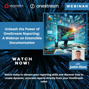 Unleash the Power of OneStream Reporting: A webinar on Extensible Documentation