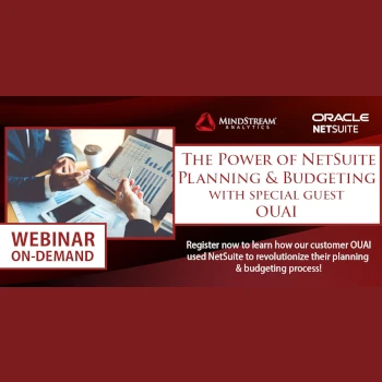 The Power of NetSuite Planning & Budgeting