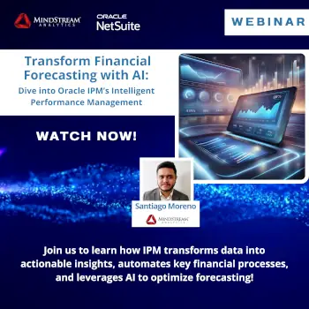 Transform Financial Forecasting with AI:Dive into Oracle IPM's Intelligent Performance Management